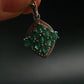 Emerald Silver Pendant W/Chain From Colombia - 3.86 Grams Total