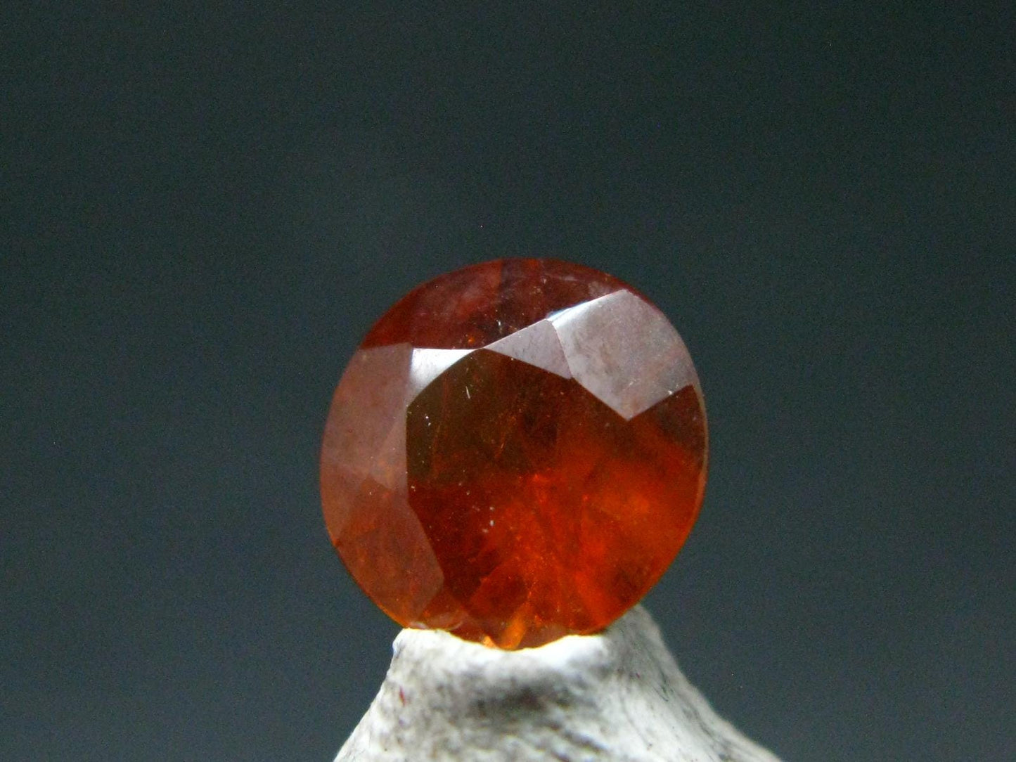 Hessonite Garnet Gem Cut Stone From Sri Lanka - 1.55 Carats