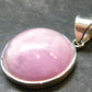 Gem Kunzite Silver Pendant From Brazil - 1.3"