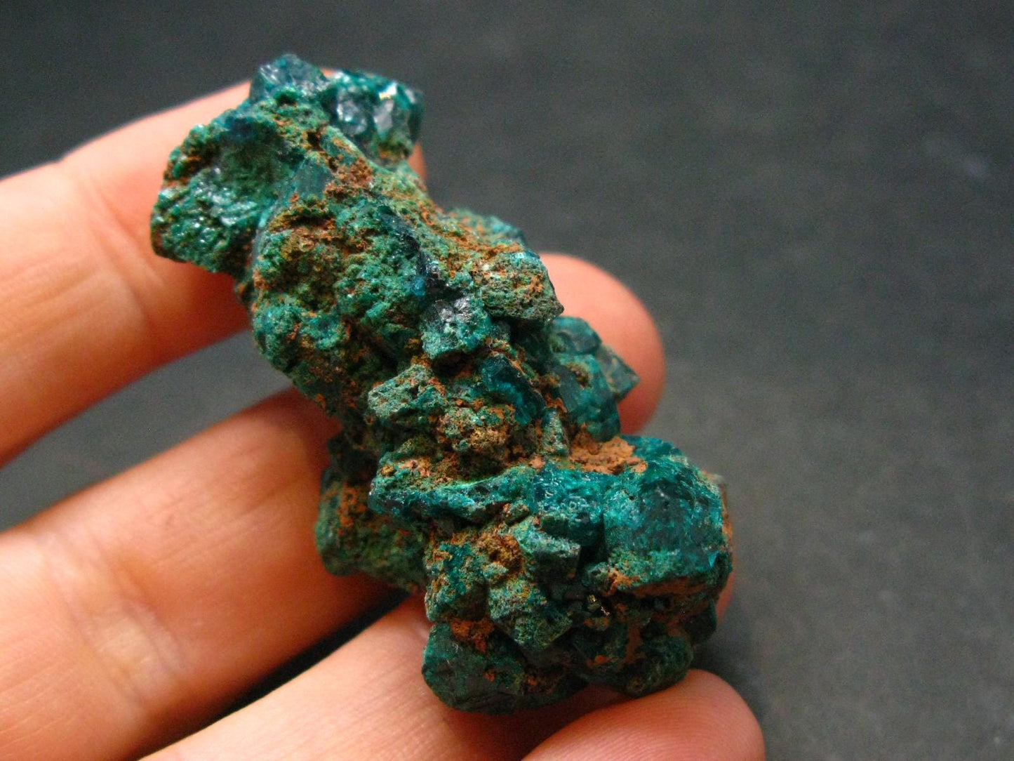 Very Nice Dioptase Cluster from Congo - 1.7" - 19.38 Grams