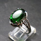 Helenite Gaia Stone Gem Sterling Silver Ring From Washington - Size 7 - 4.5 Carats