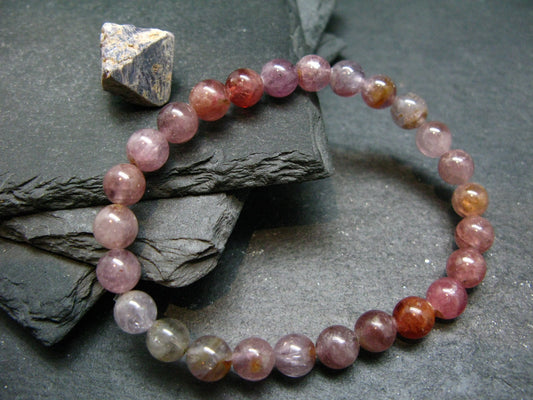 Spinel Genuine Bracelet ~ 7 Inches ~ 7mm Round Beads