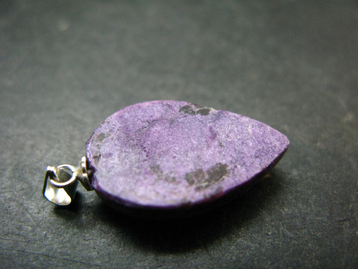 Rare Silver Stichtite Pendant from Australia - 1.1"