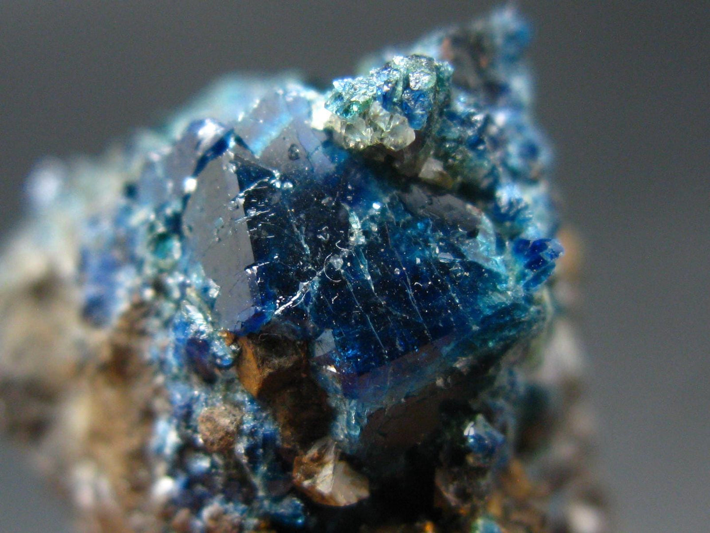 Lazulite & Siderite Cluster From Canada - 1.4" - 11.62 Grams