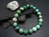 Variscite Genuine Untreated Bracelet ~ 7 Inches ~ 10mm Round Beads