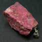 Rare Raw Deep Pink Thulite Silver Pendant From Norway - 1.3" - 6.91 Grams
