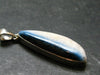 Blue Ice Glacierite Silver Pendant from Indonesia - 1.9" - 7.0 Grams