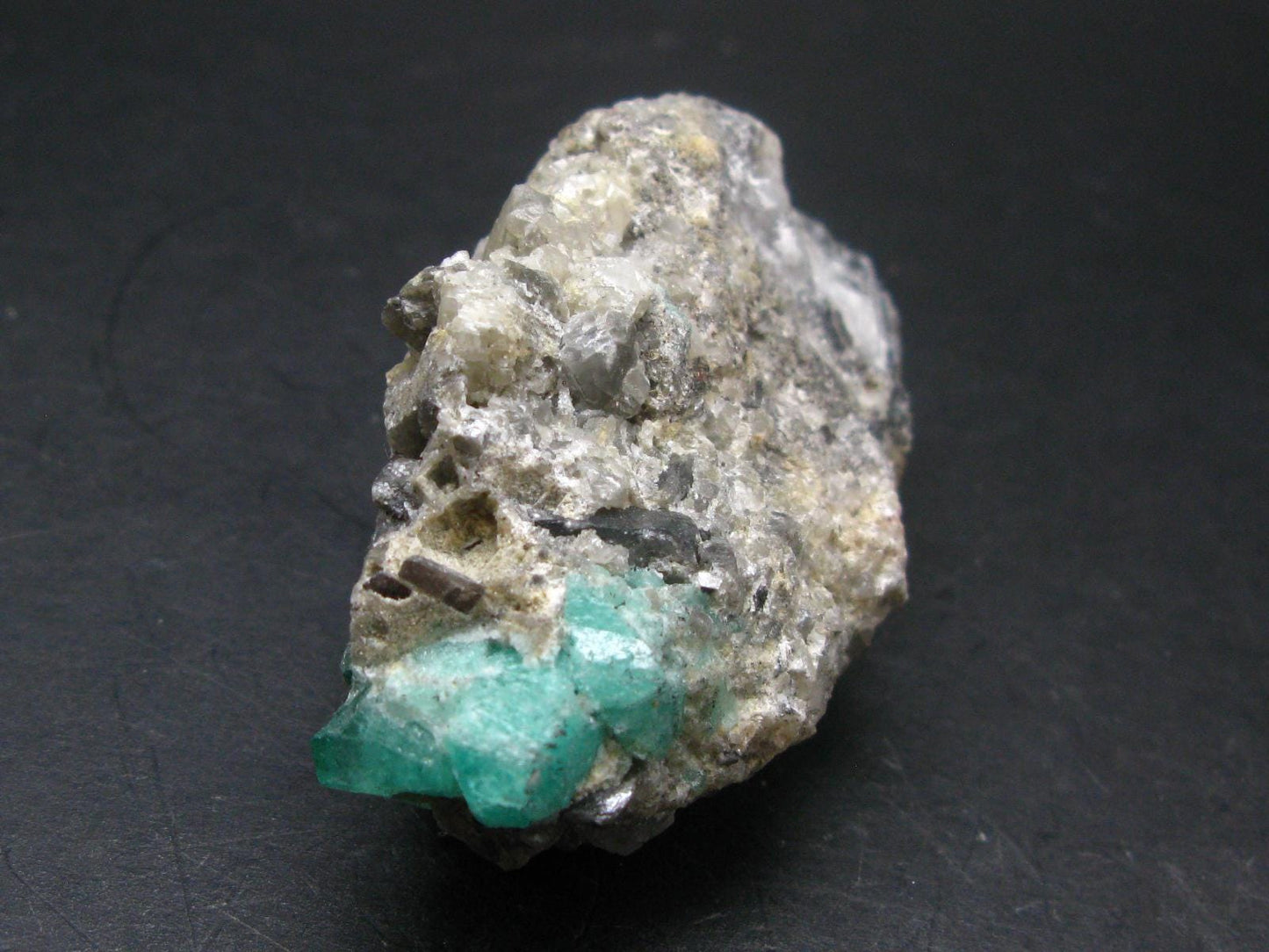 Emerald Beryl Crystal On Matrix From Colombia - 3.2"- 120.3 Grams