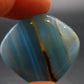 Nice Lemurian Aquatine Blue Calcite Tumbled From Argentina - 1.1" - 16.69 Grams