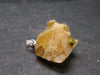 Wulfenite Crystal Silver Pendant From Arizona, USA - 1.0" - 8.42 Grams