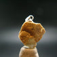 Rare Raw Blue Euclase Gem Crystal Silver Pendant from Brazil - 0.8" - 2.73 Grams