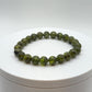 Natural Peridot Beaded Stretch Bracelet | August Birthstone Jewelry