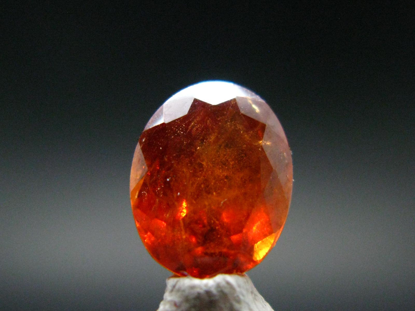 Hessonite Garnet Gem Cut Stone From Sri Lanka - 3.30 Carats
