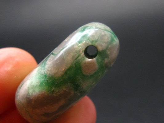 Rare Variscite Metal Free Pendant From Utah - 1.1"