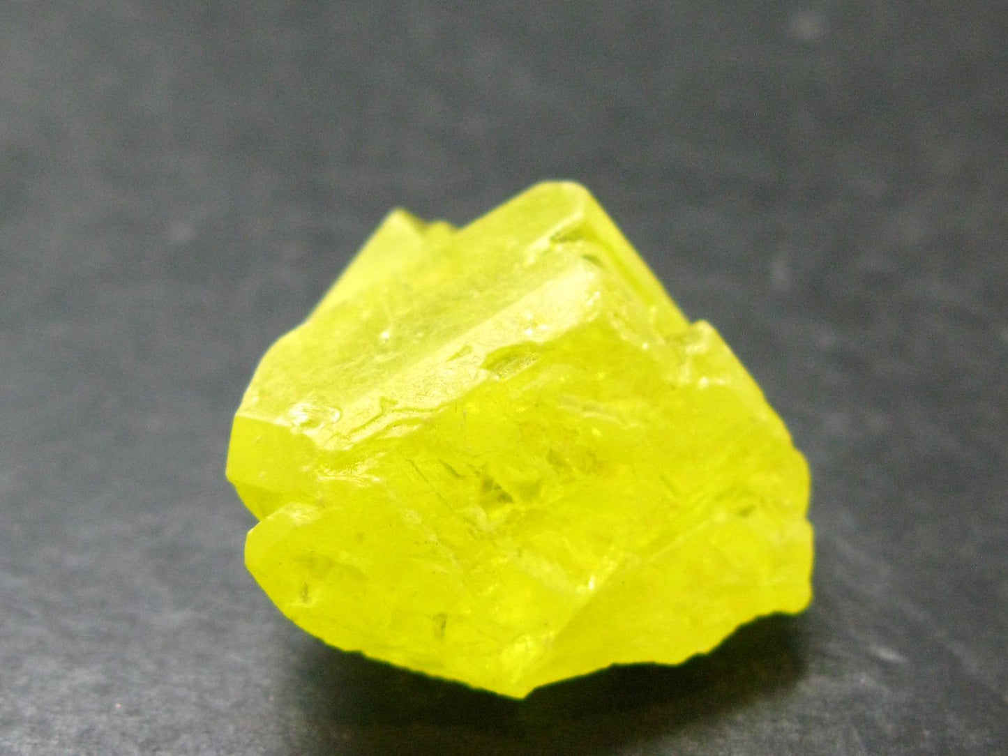Large Yellow Sulphur Sulfur Crystal Italy - 1.5"