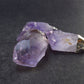 Lot of 3 Natural Raw Amethyst Pendants from Brazil