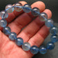 AAA Grade Gem Santa Maria Aquamarine Genuine Bracelet ~ 7.5 Inches ~ 12mm Round Beads