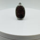 Lattice Sunstone Pendant Necklace, Sterling Silver Natural Crystal Jewelry
