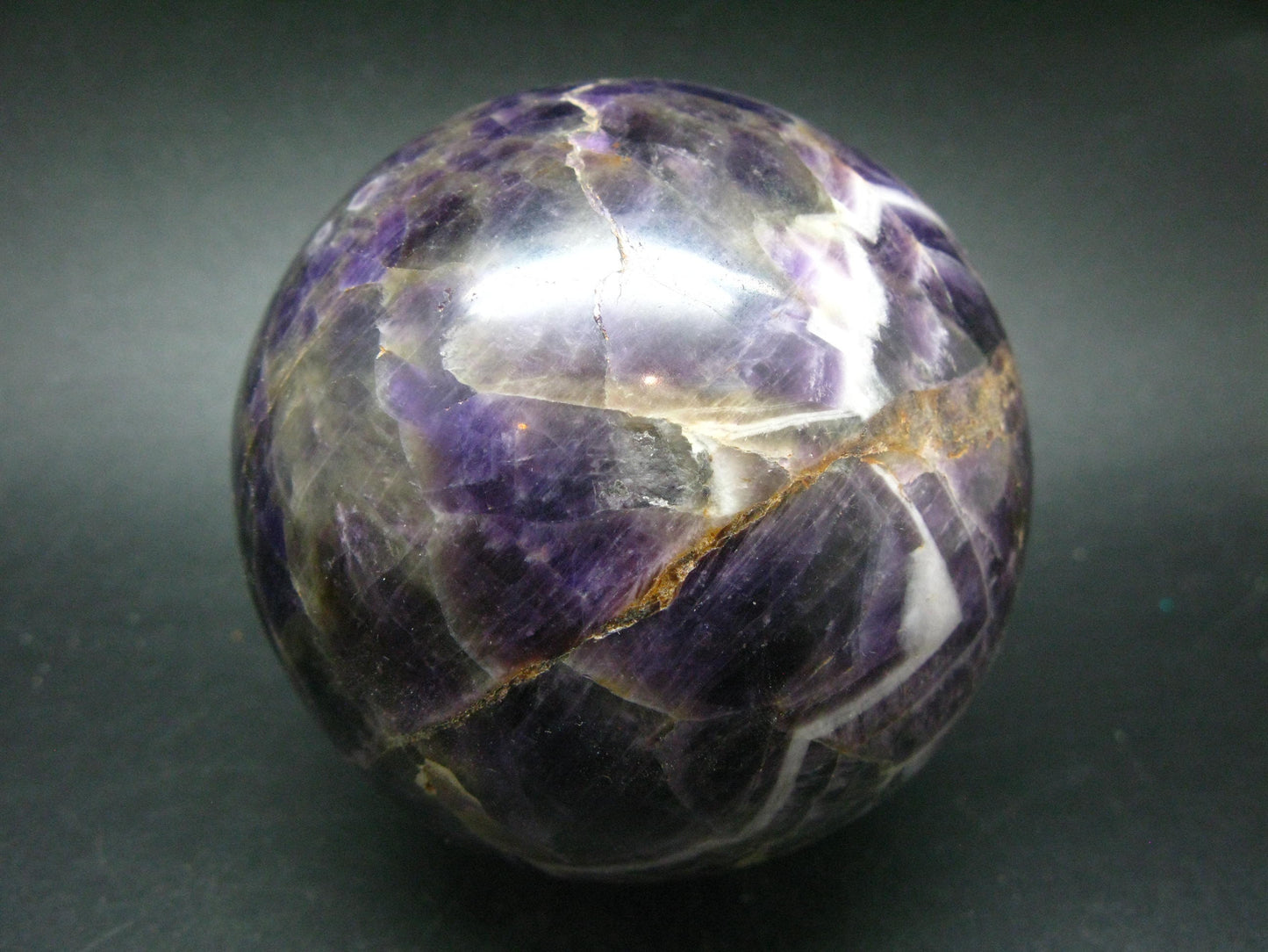 Huge Auralite Super 23 Large Sphere Ball Amethyst From Canada - 3.2" - 500+ Grams