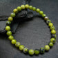 Lizardite Genuine Bracelet ~ 7 Inches ~ 6mm Round Beads