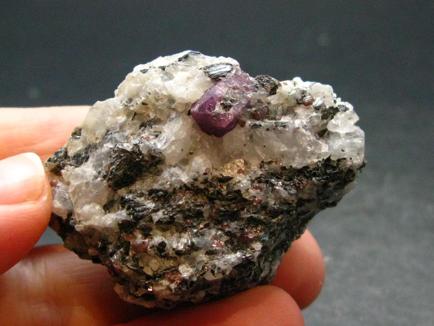 Ruby Cluster on Matrix From Russia - 1.7" - 33.0 Grams