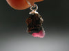 Ruby Crystal on Matrix Silver Pendant from Winza Tanzania - 0.7" - 1.0 Grams