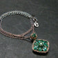 Emerald Silver Pendant W/Chain From Colombia - 4.16 Grams Total