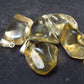 Set of 5 Natural Citrine Pendants From Brazil