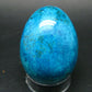 Very Rare Shattuckite Chrysocola & Dioptase Egg From Congo - 111.84 Grams