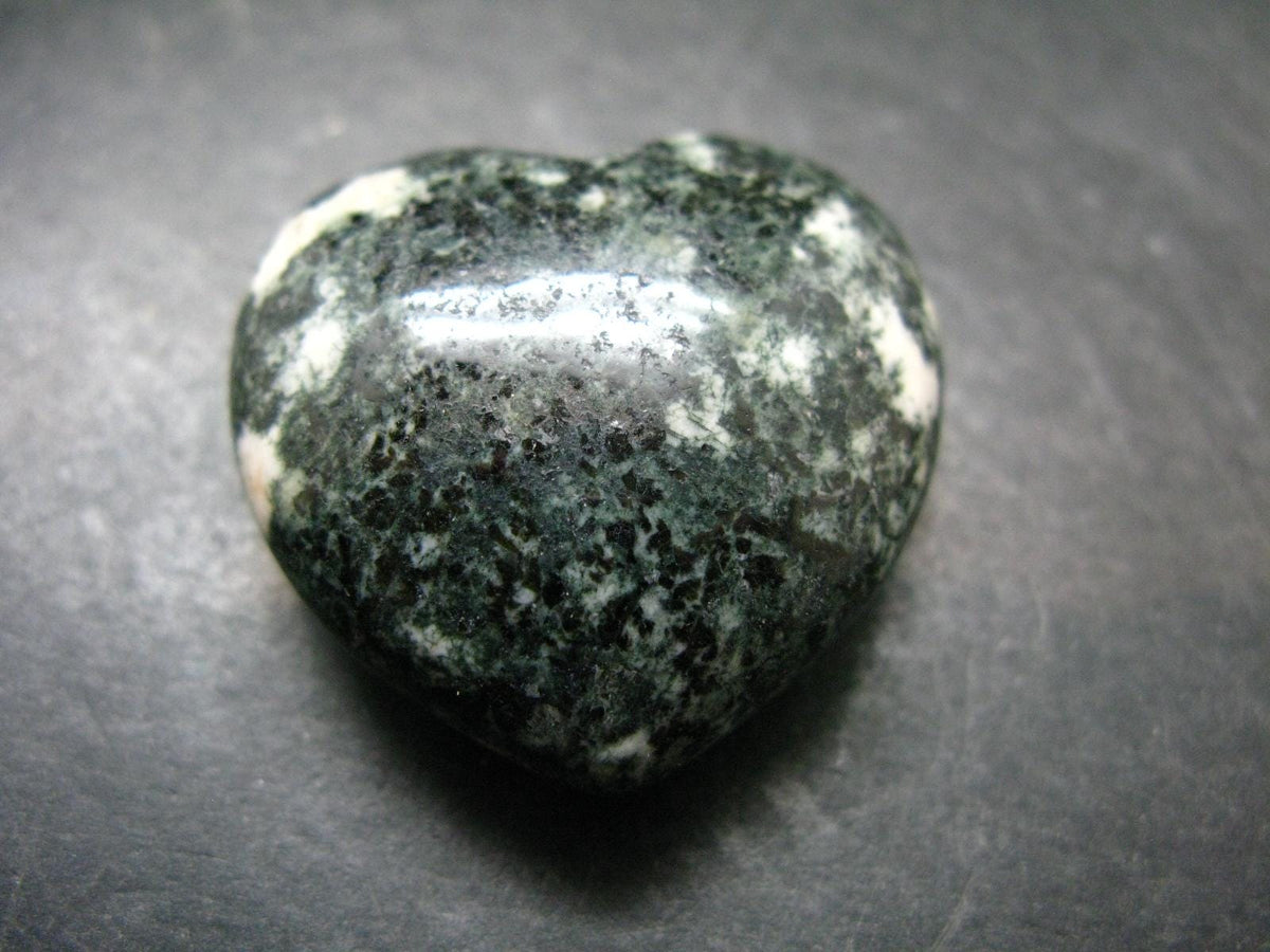 Rare Stonehenge Bluestone Heart From Wales UK - 1.5" - 46.77 Grams