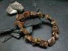 Rare Staurolite Genuine Bracelet ~ 7 Inches ~ 15mm Crystal Beads