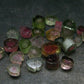 Lot of 25 Watermelon Tourmaline Crystal Slices From Brazil - 20 Carats