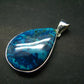 Shattuckite Silver Pendant from Namibia - 1.4" - 7.36 Grams