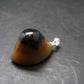 Agate Shiva Eye Silver Pendant from India - 1.2" - 8.55 Grams
