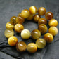 Golden Tiger Eye Genuine Bracelet ~ 7 Inches ~ 8mm Round Beads