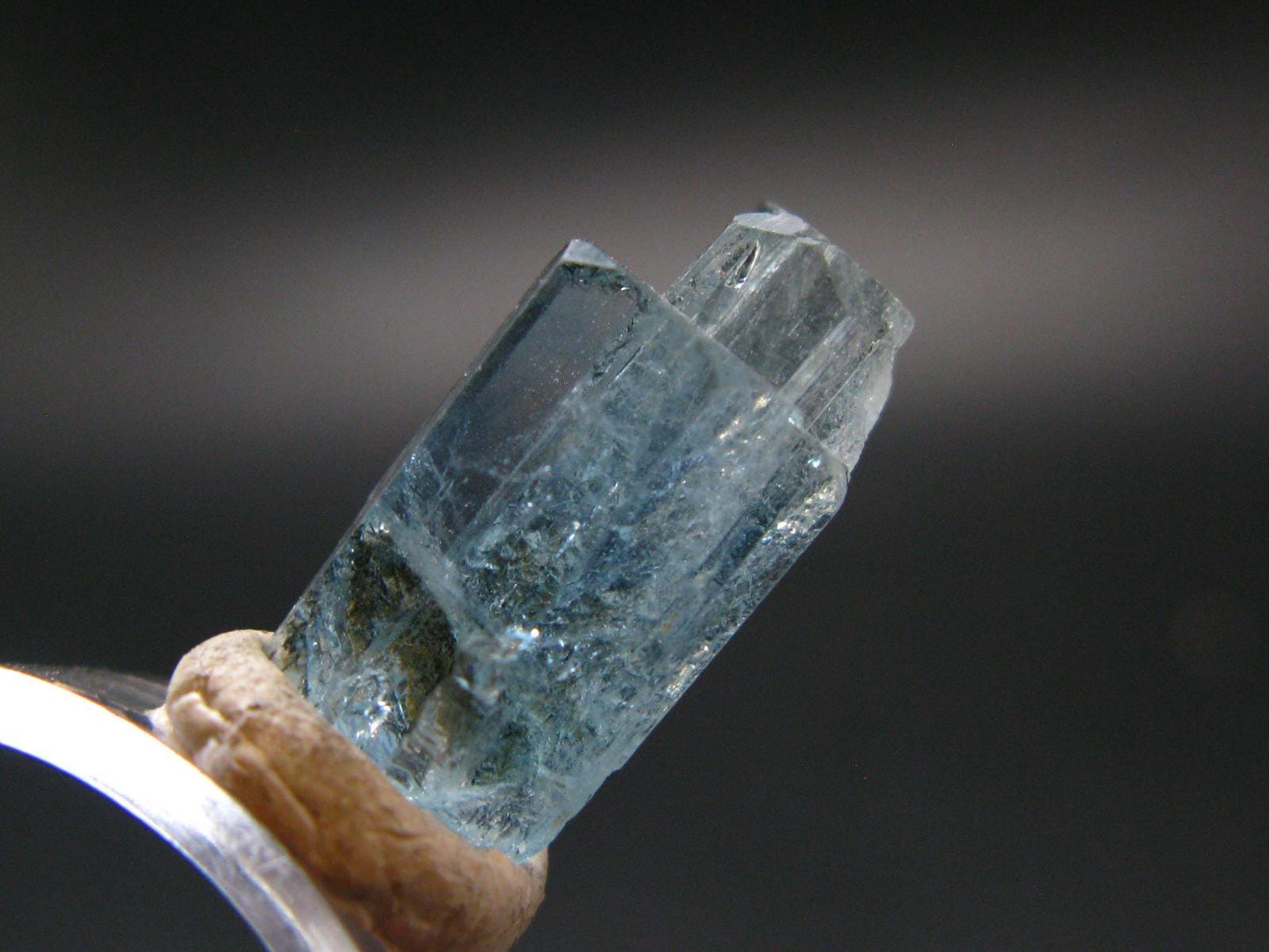 Gem Aquamarine Crystal Blue Beryl From Vietnam - 2.02 Grams - 0.7"
