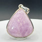 Natural Pink Kunzite Sterling Silver Charm | Heart-Soothing Crystal Jewelry