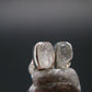 Natrolite Stud Earrings Sterling Silver From Russia - 1.15 Grams