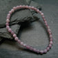 Lepidolite Genuine Bracelet ~ 7 Inches ~ 4mm Round Beads