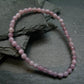 Lepidolite Genuine Bracelet ~ 7 Inches ~ 4mm Round Beads