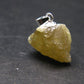 Rare Titanite Sphene Crystal Silver Pendant From Tanzania - 0.7" - 3.66 Grams