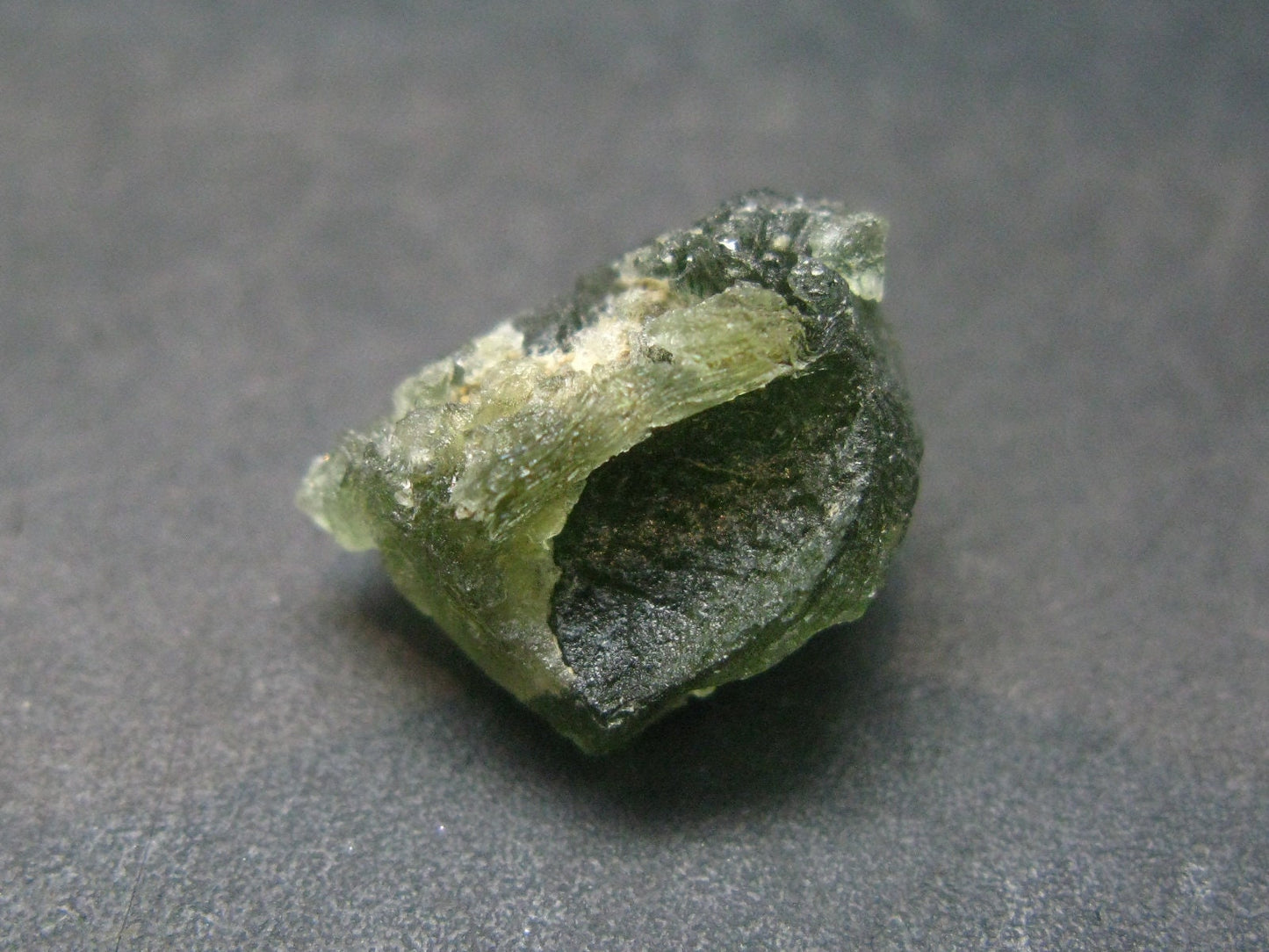 Moldavite Tektite Raw Piece from Czech Republic - 0.7" - 9.70 Carats - 1.94 Grams
