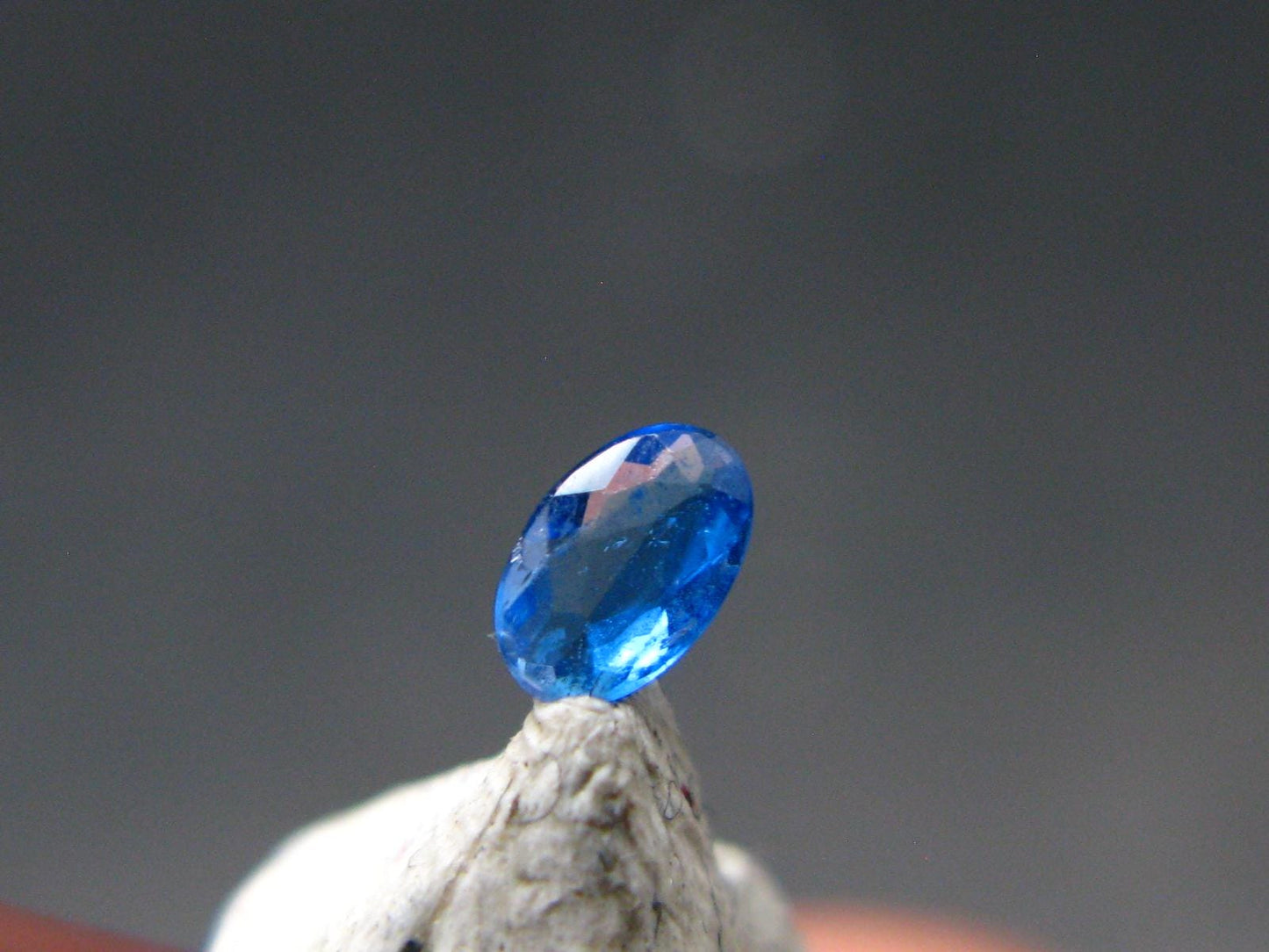 Rare Lazulite Cut Stone from Canada - 0.11 Carats - 4x2mm