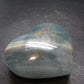 Nice Lemurian Aquatine Blue Calcite Heart From Argentina - 1.9" - 76.06 Grams