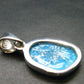 Turquoise Silver Pendant - 1.0" - 2.32 Grams