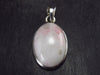 Rare Pink Tugtupite Sterling Silver Pendant From Greenland - 1.2" - 4.7 Grams