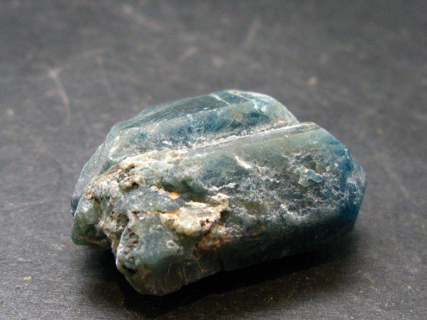 Large Neon Blue Apatite Crystal From Brazil - 1.2" - 14.08 Grams