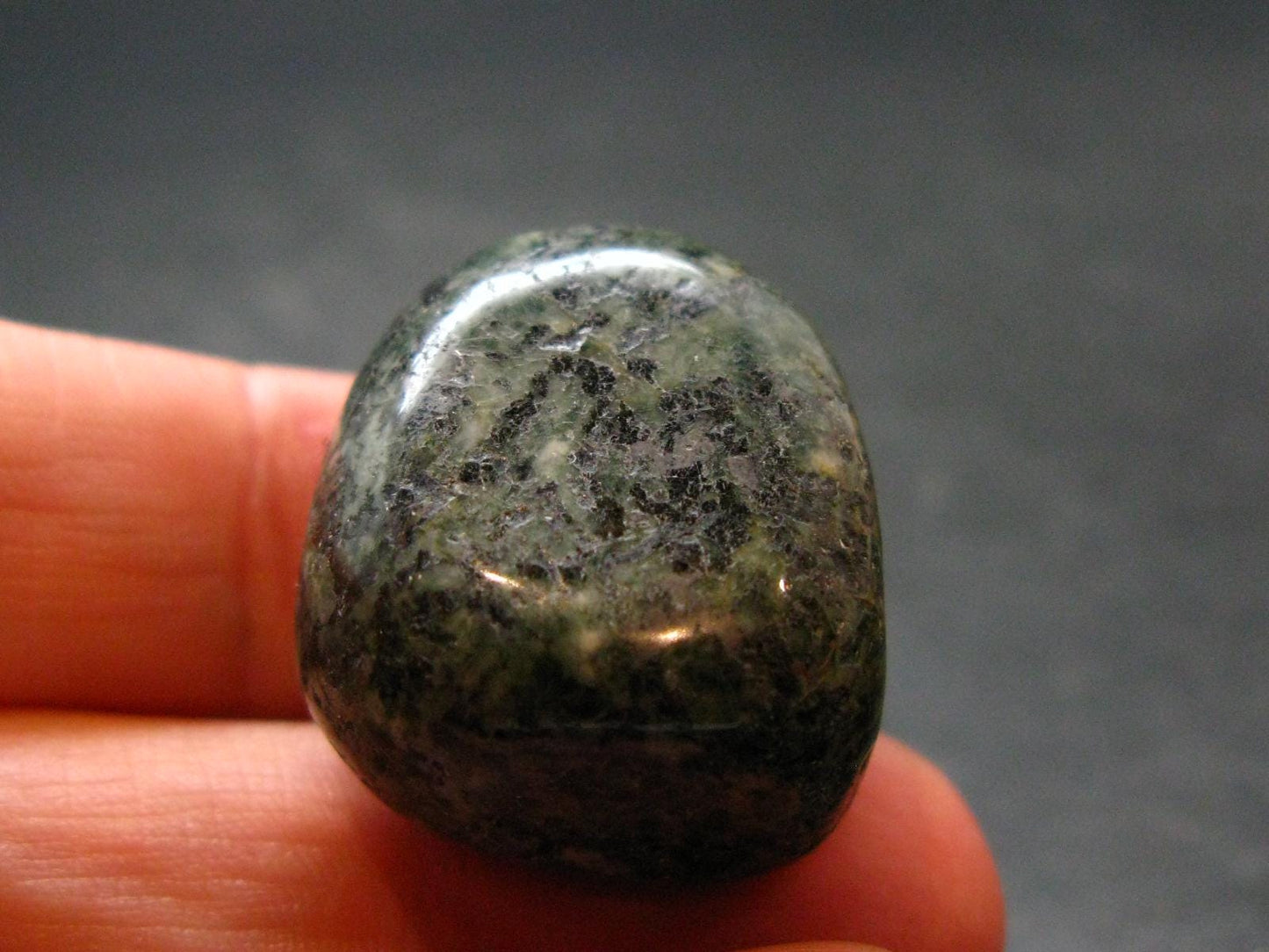 Rare Stonehenge Preseli Bluestone Tumbled Crystal From Wales UK - 0.8" - 16.76 Grams