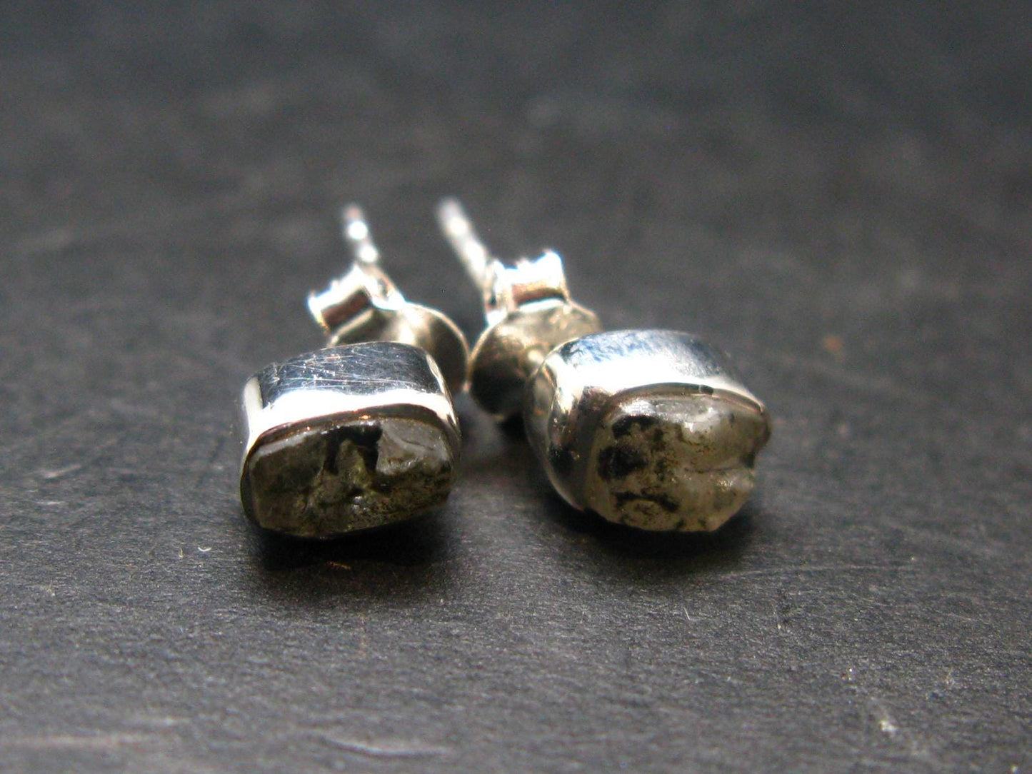 5.95 Carat Phenakite Phenacite Sterling Silver Stud Earrings from Brazil