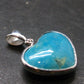 Turquoise Silver Pendant - 1.1" - 4.75 Grams